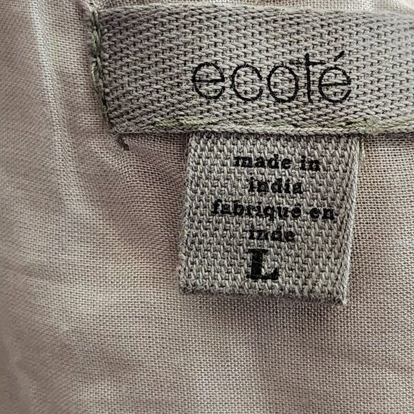 Ecote Ivory Floral Print Pinktuck Pleated Flowy Swing Dress - Picture 8 of 9